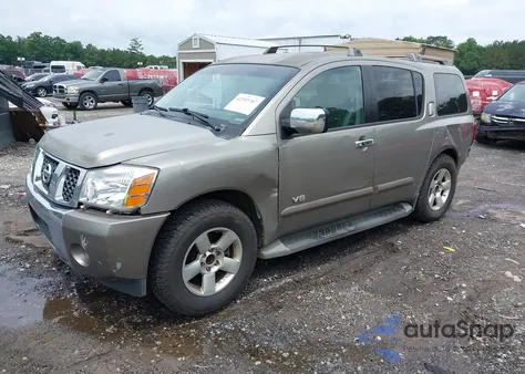 2007 Nissan Armada Le из США, поврежденный, VIN 5N1BA08A57N707025